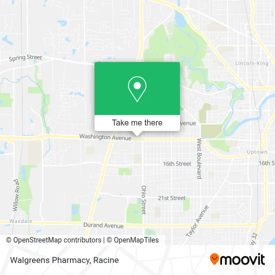 Walgreens Pharmacy map