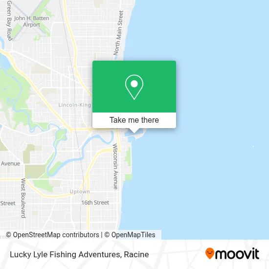 Lucky Lyle Fishing Adventures map