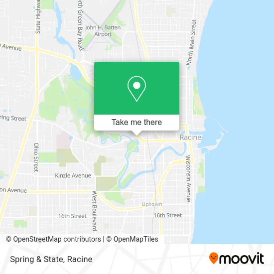 Mapa de Spring & State