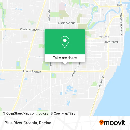 Blue River Crossfit map