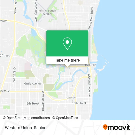 Western Union map