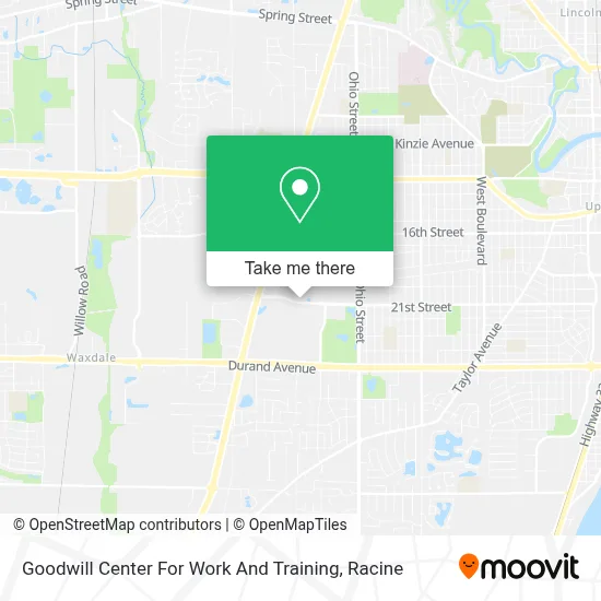 Goodwill Center For Work And Training map