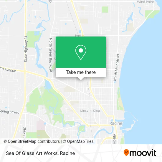 Sea Of Glass Art Works map