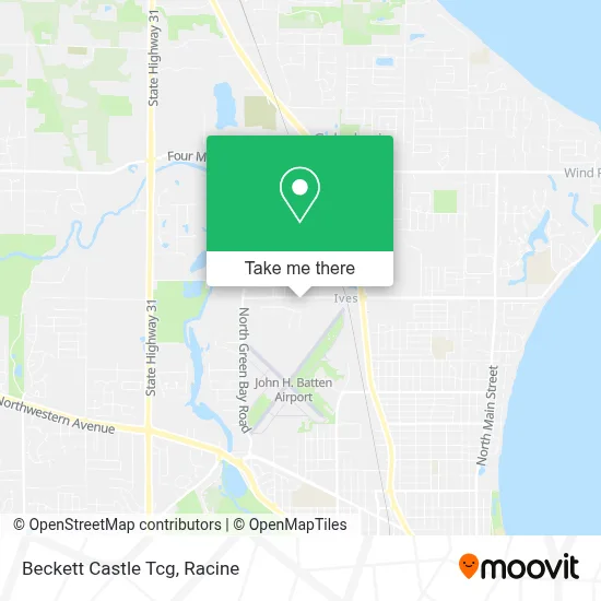 Beckett Castle Tcg map
