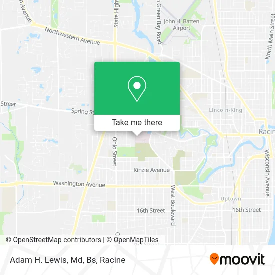 Adam H. Lewis, Md, Bs map