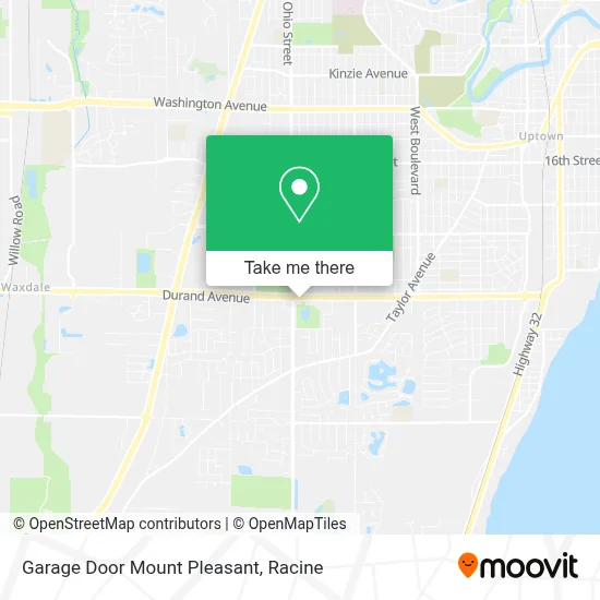Garage Door Mount Pleasant map