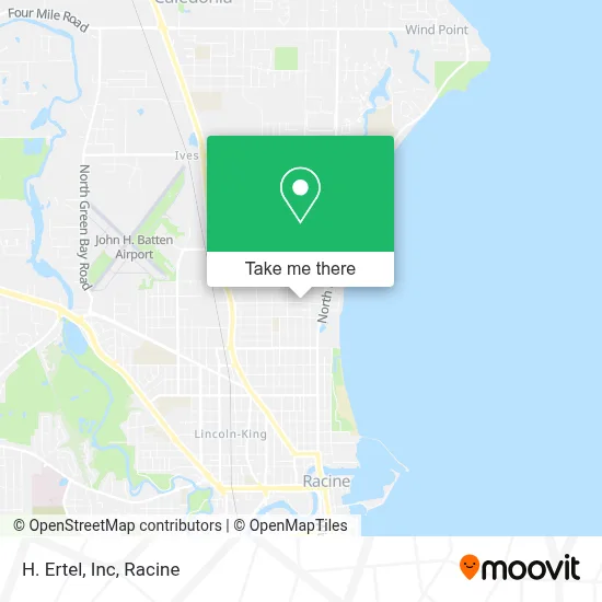H. Ertel, Inc map