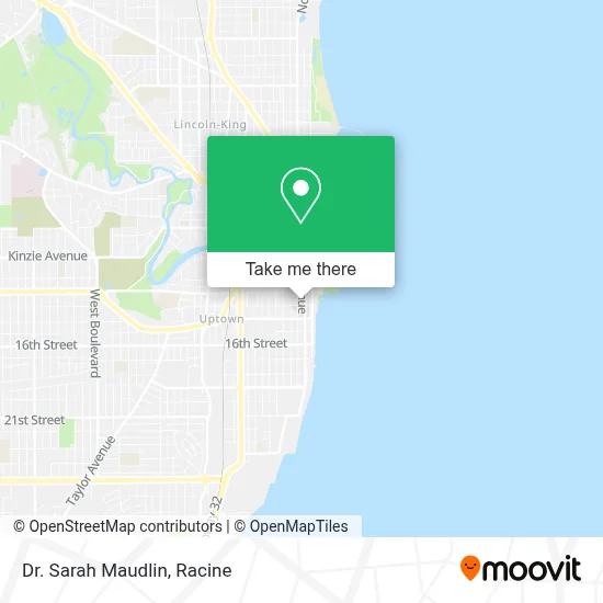 Dr. Sarah Maudlin map