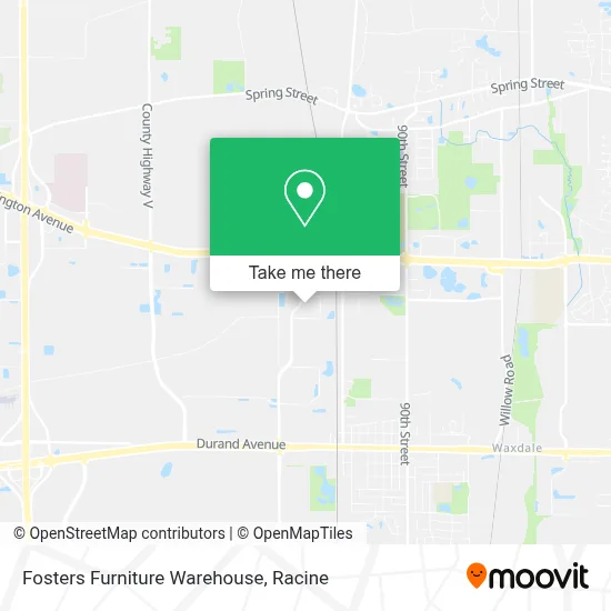 Fosters Furniture Warehouse map