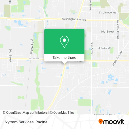 Nytram Services map