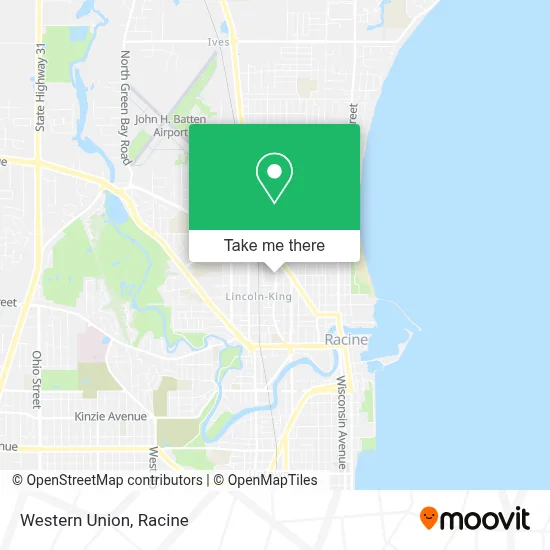 Western Union map