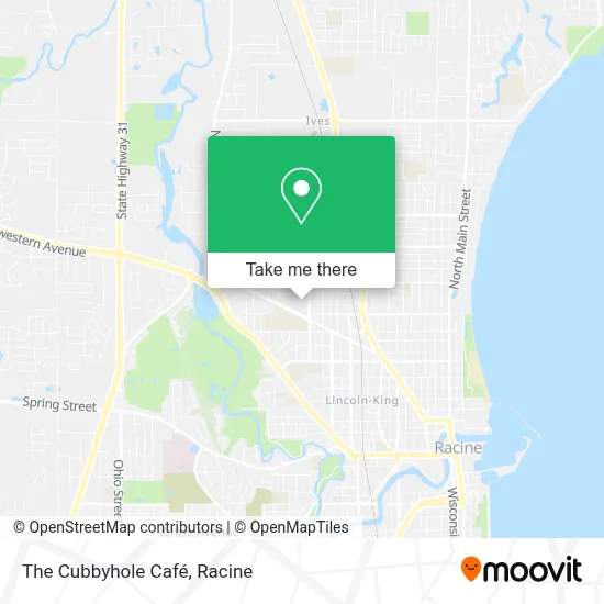 The Cubbyhole Café map