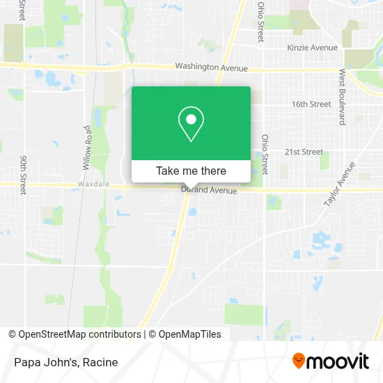 Papa John's map