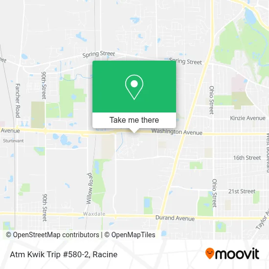 Atm Kwik Trip #580-2 map