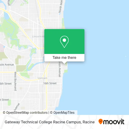 Gateway Technical College Racine Campus map