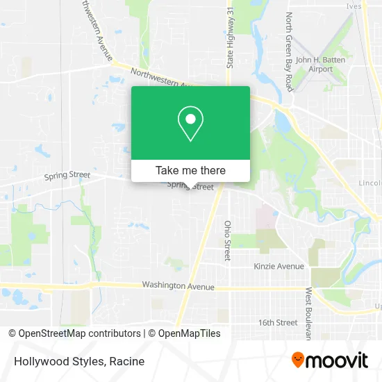 Hollywood Styles map