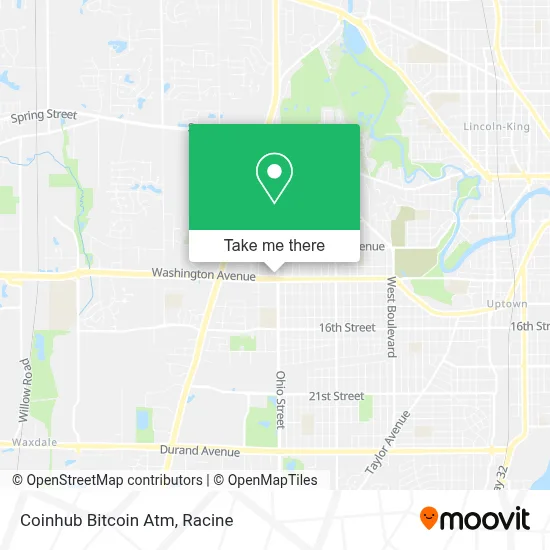 Coinhub Bitcoin Atm map