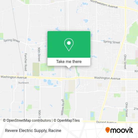 Revere Electric Supply map