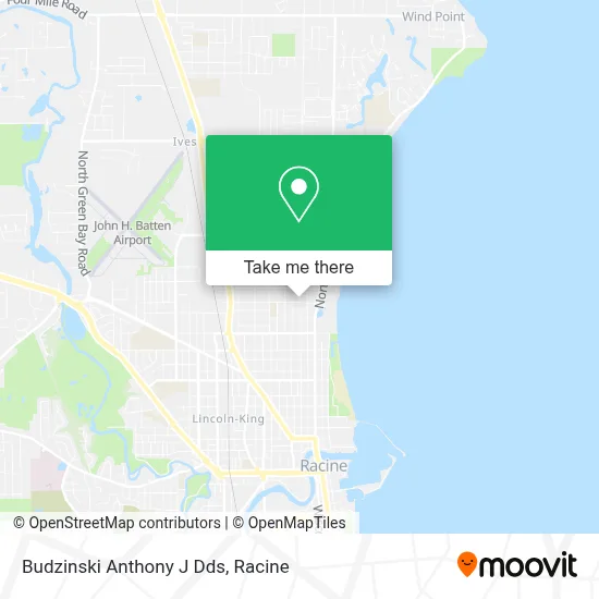 Budzinski Anthony J Dds map