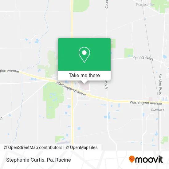 Stephanie Curtis, Pa map