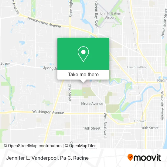 Jennifer L. Vanderpool, Pa-C map