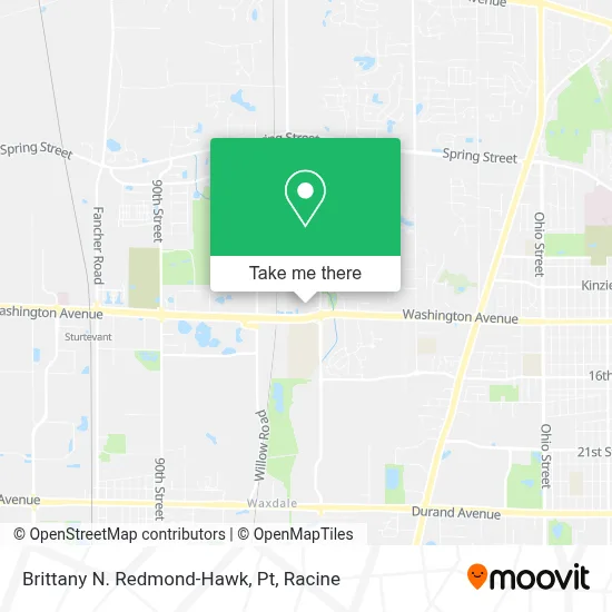Brittany N. Redmond-Hawk, Pt map