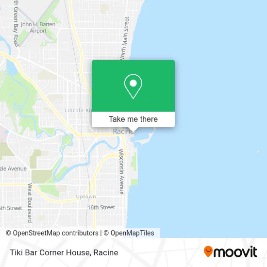 Tiki Bar Corner House map