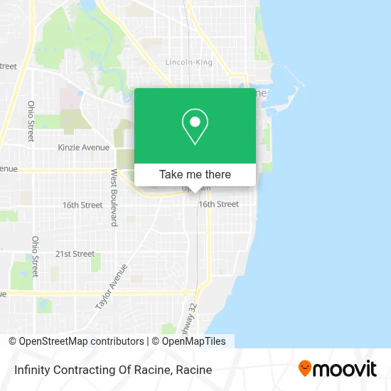 Infinity Contracting Of Racine map