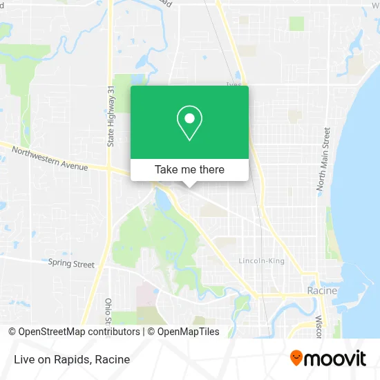 Live on Rapids map
