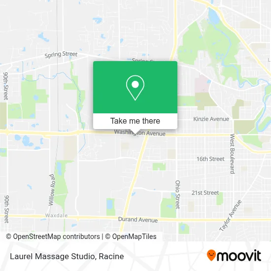Laurel Massage Studio map