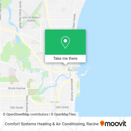 Comfort Systems Heating & Air Conditioning map