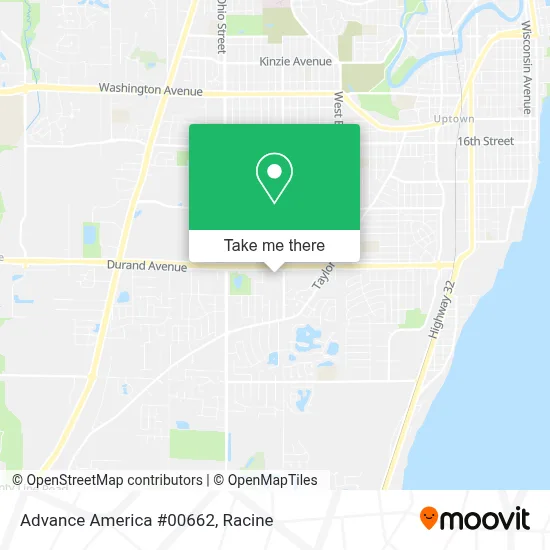 Advance America #00662 map