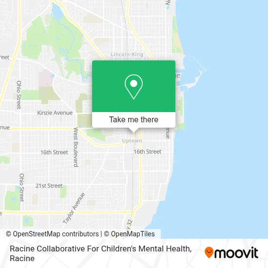 Racine Collaborative For Children's Mental Health map
