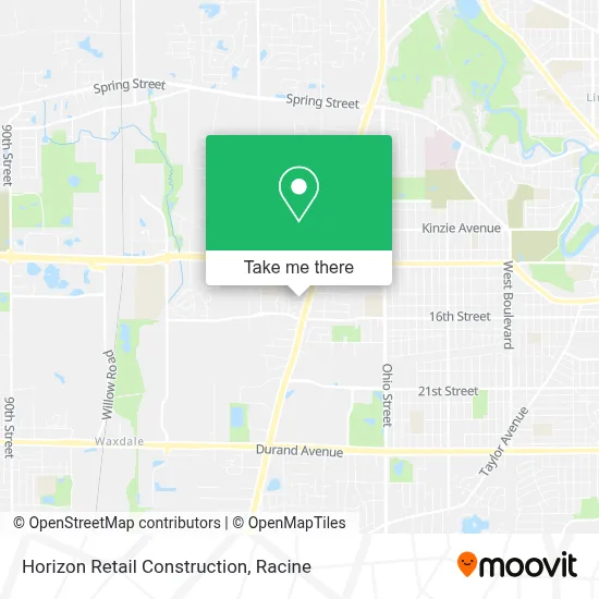 Horizon Retail Construction map