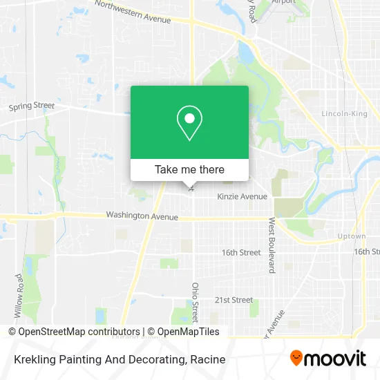 Krekling Painting And Decorating map