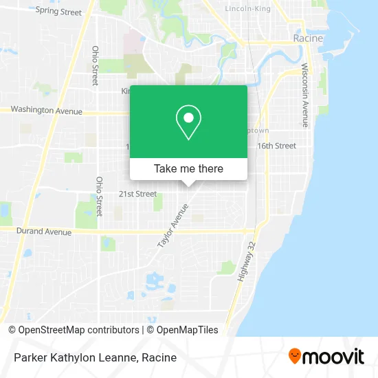 Parker Kathylon Leanne map