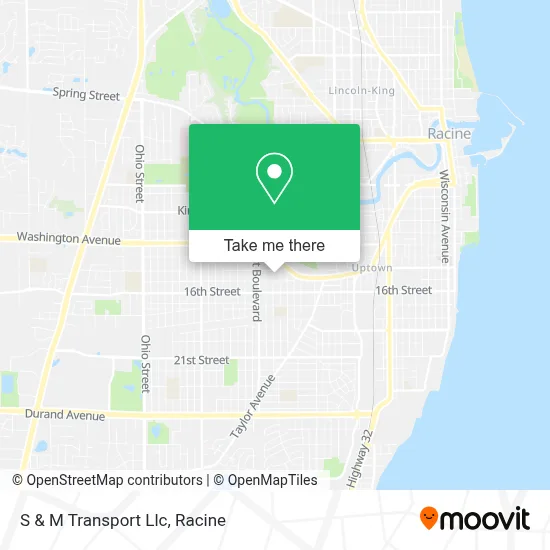S & M Transport Llc map