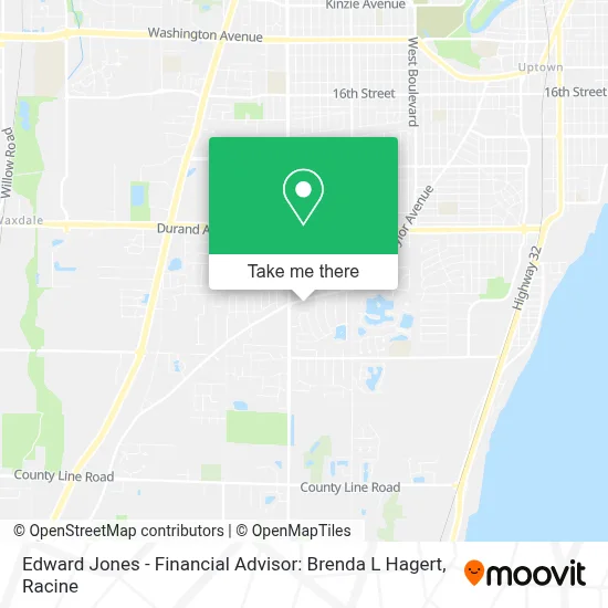 Edward Jones - Financial Advisor: Brenda L Hagert map
