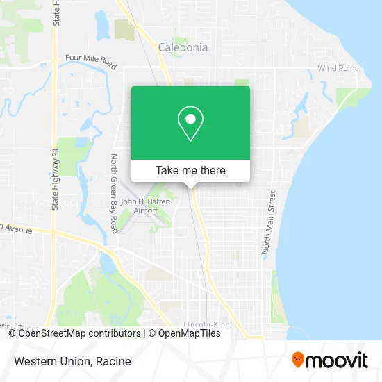 Western Union map