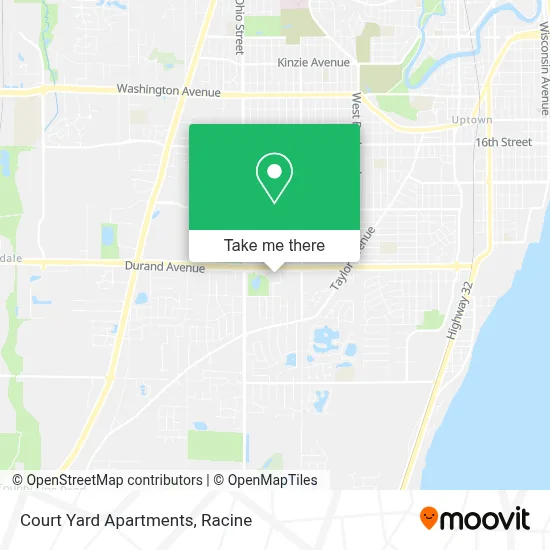 Court Yard Apartments map