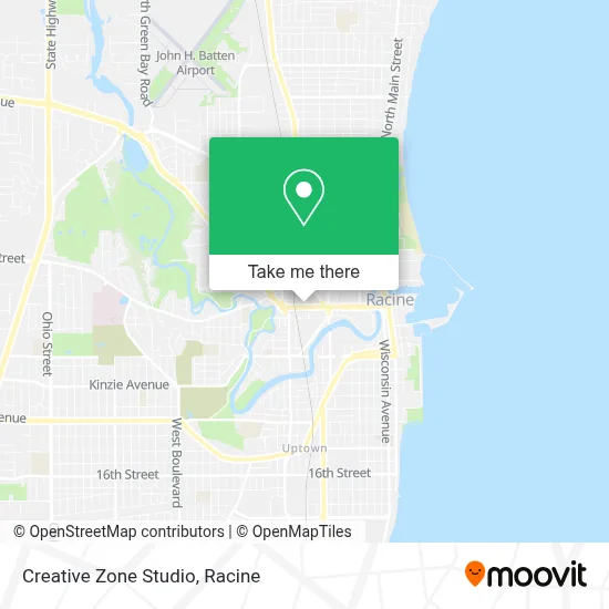 Creative Zone Studio map