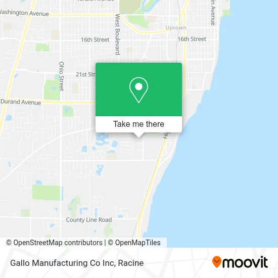 Gallo Manufacturing Co Inc map