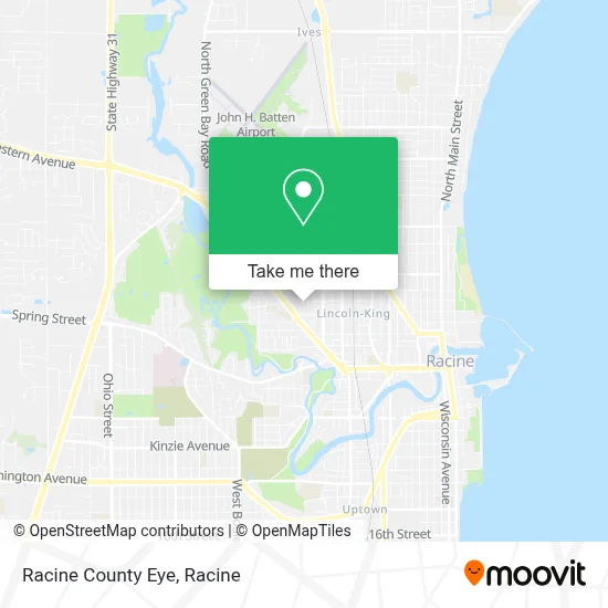Racine County Eye map