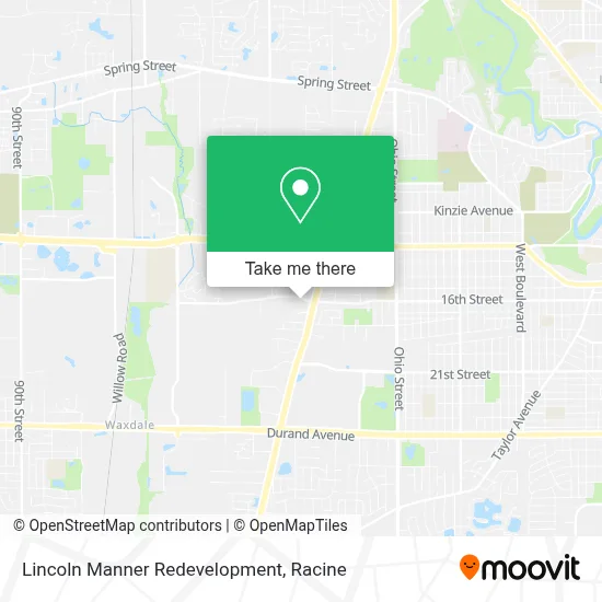 Lincoln Manner Redevelopment map