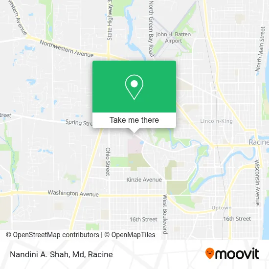Nandini A. Shah, Md map