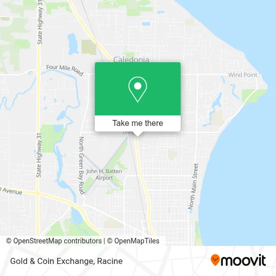 Gold & Coin Exchange map