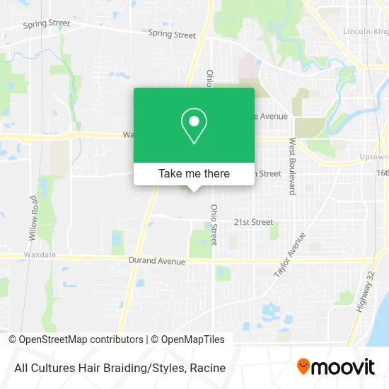 All Cultures Hair Braiding / Styles map