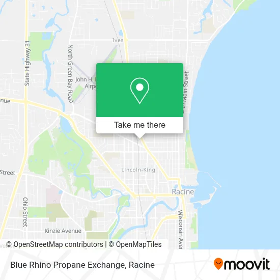 Blue Rhino Propane Exchange map