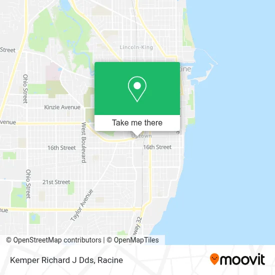Kemper Richard J Dds map