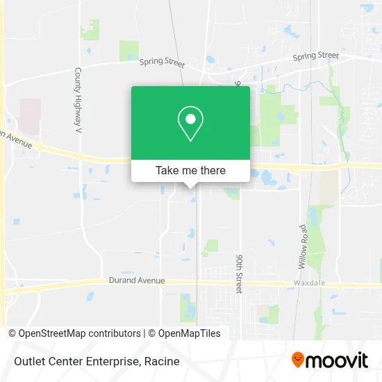 Outlet Center Enterprise map